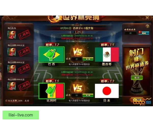 世界杯竞猜豪礼来袭，参与活动赢取丰厚返水奖励，快来一同挑战！